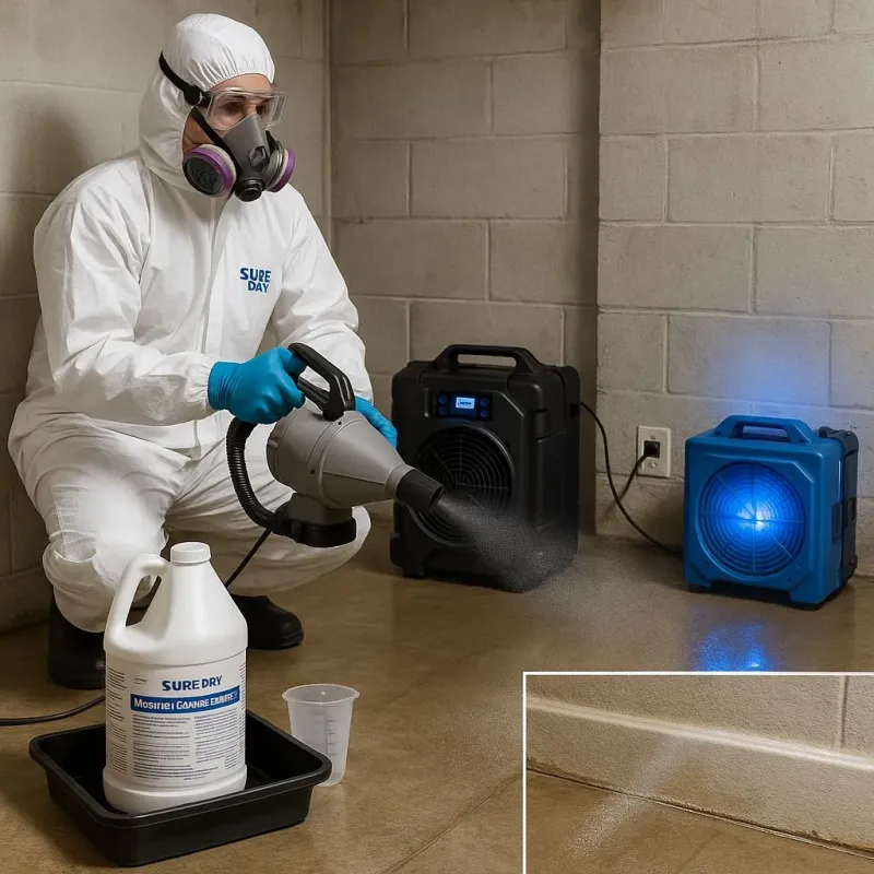Sanitization and Odor Removal process in Hall County, TX