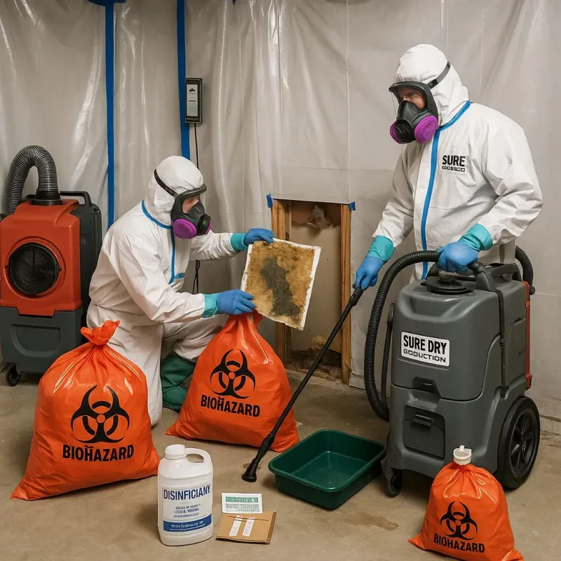 Contaminated Water Handling Protocols process in Hall County, TX